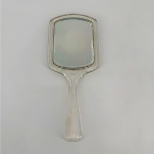 Vintage Jewelite 2‎ Sided Hand Mirror Clear Acrylic